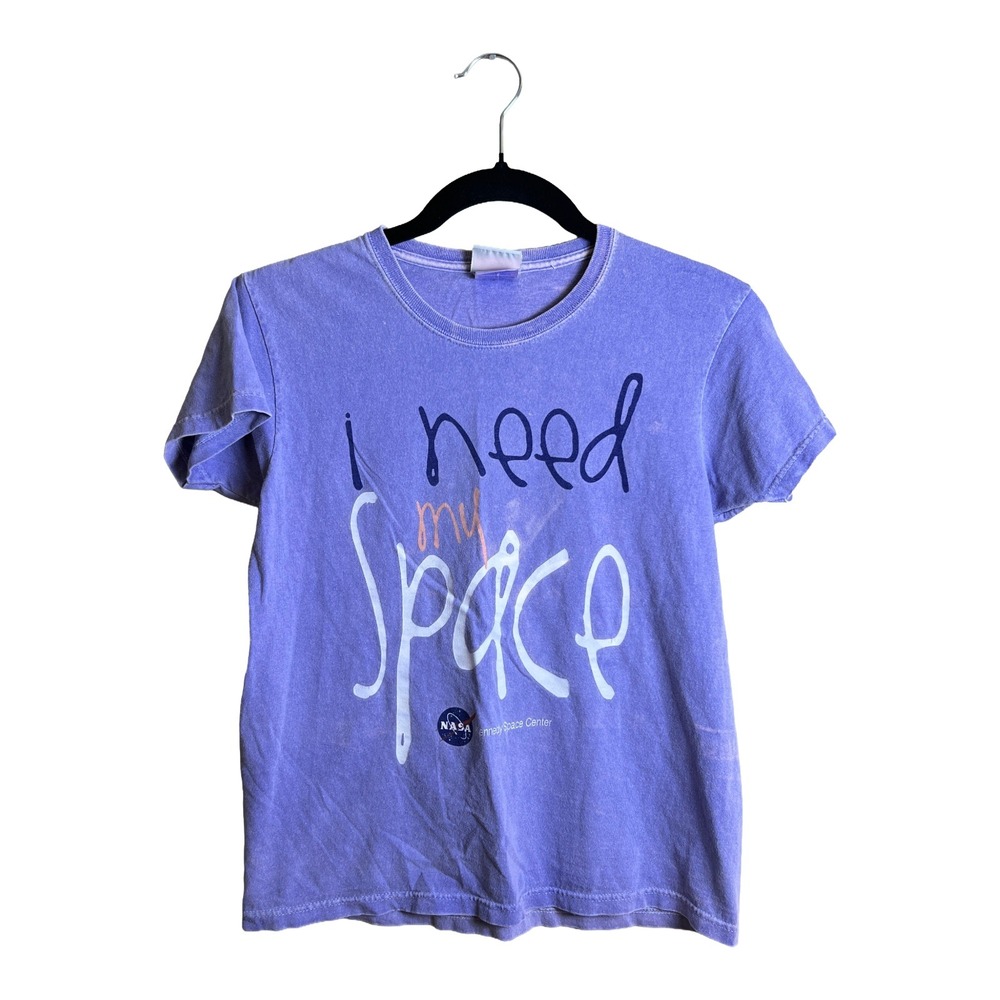 Kennedy Space Center NASA Graphic Tee 2010s Women's S Indie Sleaze Grunge